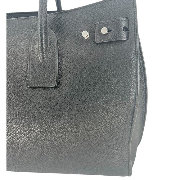 Saint Laurent Sac de Jour Souple Bag Leather Bag in Medium Black Silver - Picture 8 of 16